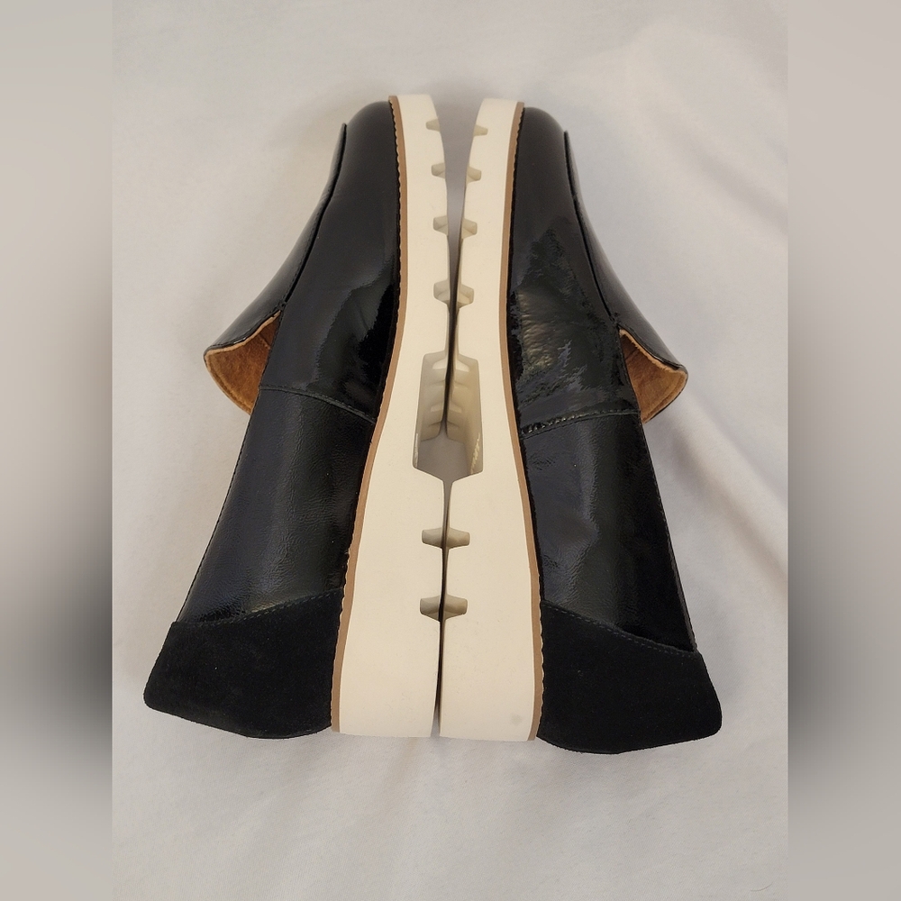 Vionic Kensley Black Patent Slip-On Loafers with Contrast Sole Size 9.5 - Picture 7 of 14